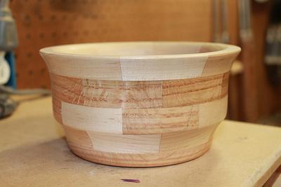 Seg Bowl # 5  Birthday Gift .  - Project by Right Angle Woodworks