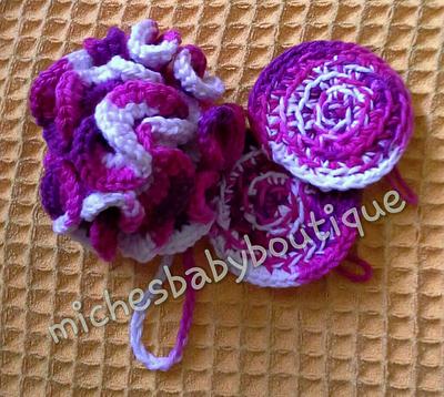 loofah and face scrubbers - Project by michesbabybout