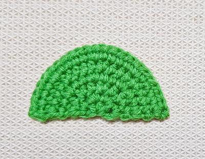 How to Make a Perfect Semi Circle With Half Double Crochets - Project by rajiscrafthobby