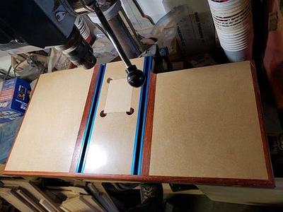 My new & improved drill press table - Project by Super Joe