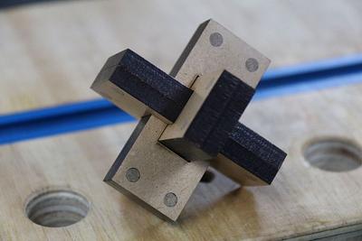 Wooden Knot Puzzle - Project by LIttleBlackDuck