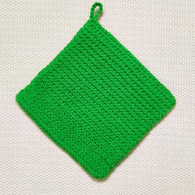 Easy Double Thick Crochet Potholder in the Rounds - Project by rajiscrafthobby
