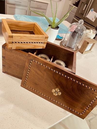Dovetailed tea caddy - Project by MattL