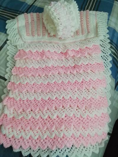 frills blanket - Project by mobilecrafts