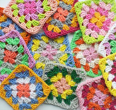 Granny Squares For My New Cardigan - Project by janegreen