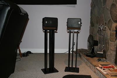 Speaker Stands - Project by Railway Junk Creations