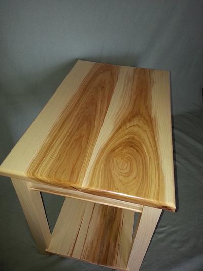 Hickory Side Table - Project by Jeff Vandenberg