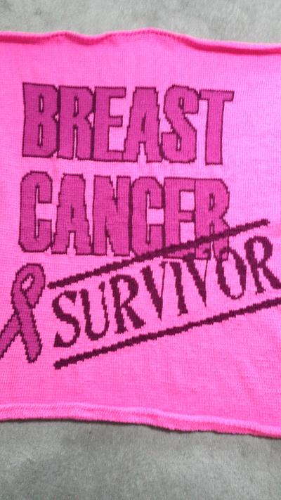 Breast Cancer Afghan - Project by Linda53