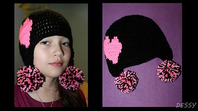 Heart hat - Project by Dessy