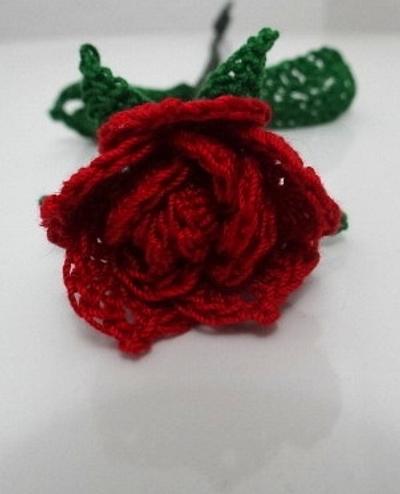 Miniature Rose - Project by Flawless Crochet Flowers