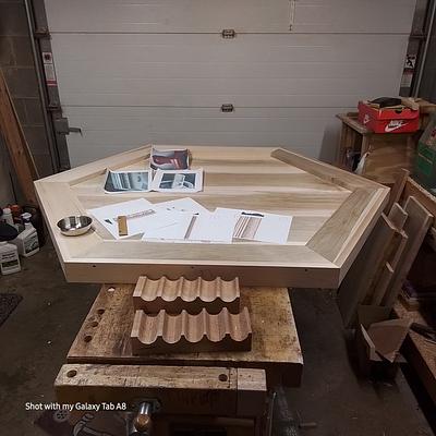 Poker table top for game room - Project by Oldtool