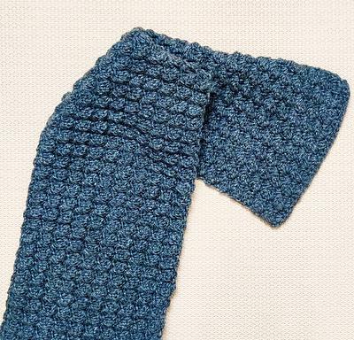 Easy Textured Crochet Scarf Pattern - Project by rajiscrafthobby