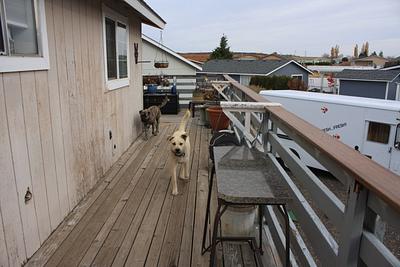 Reparing Deck Railing Using Composite and Granite - Project by Kelly