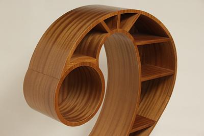 Question Mark Bookcase - Project by Dennis Zongker 