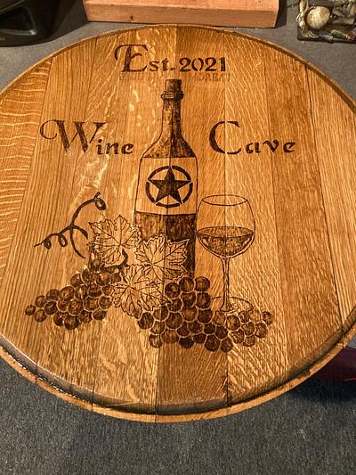 Wine Cave Lid Burn - Project by French Goat Toys