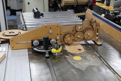 Revised Wheel Kerfing Jig Indexer. - Project by LIttleBlackDuck