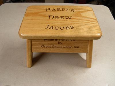 Step Stool for Harper - Project by Jim Jakosh