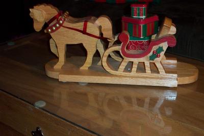 Sleigh 2009 - Project by Wheaties  -  Bruce A Wheatcroft   ( BAW Woodworking) 