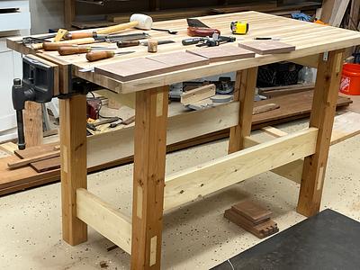 New bench - Project by Carey Mitchell