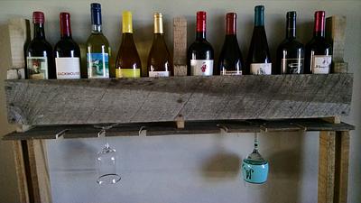 Pallet wine rack - Project by Maderhausen