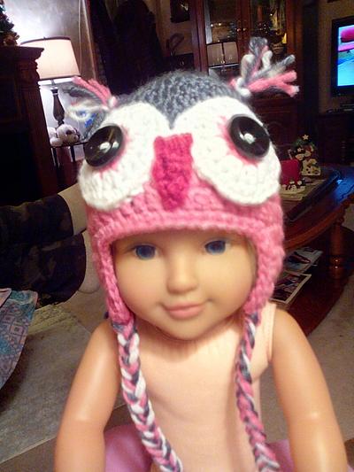 Owl Hat for Dolls - Project by Laurel Wilson