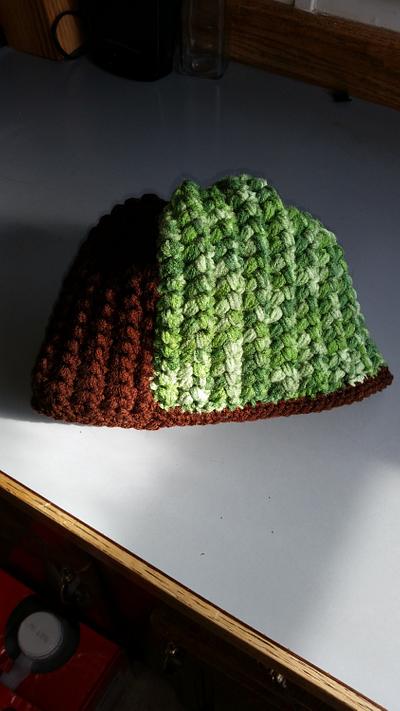 "camo" hat - Project by Andria