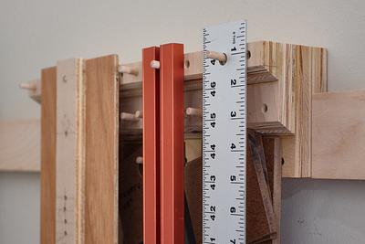 French Cleat Peg Rack - Project by Ron Stewart