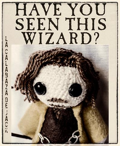 Sirius Black Amigurumi - Harry Potter - La Calabaza de Jack - Project by La Calabaza de Jack