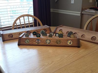 Some more challenge coin displays - Project by Tim