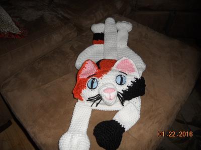Calico Kitty Blankie - Project by Charlotte Huffman