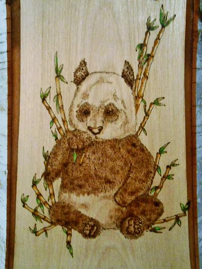Panda with Bamboo - Project by CharleeAnn