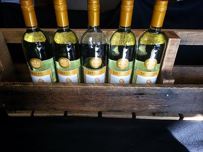 12 Wine Bottle and 8 Wine Glass holder Display  - Project by Jeff Vandenberg