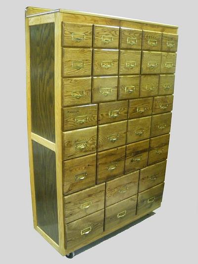 33-Drawer Shop Storage Cabinet - Project by Lightweightladylefty