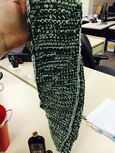 Another Secret Santa Scarf - Project by MandaPanda