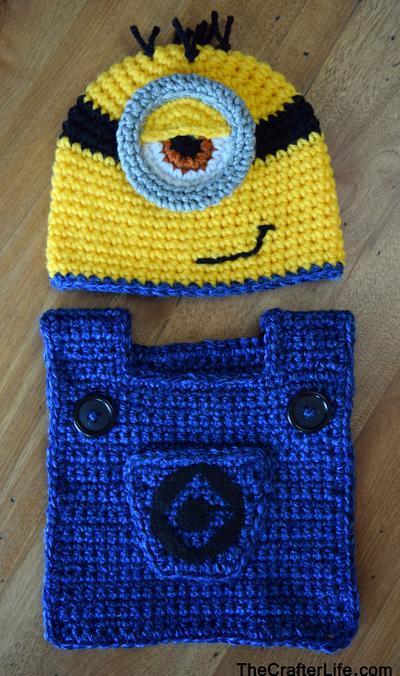 Minion Hat and Bib Set - Project by Chelsea