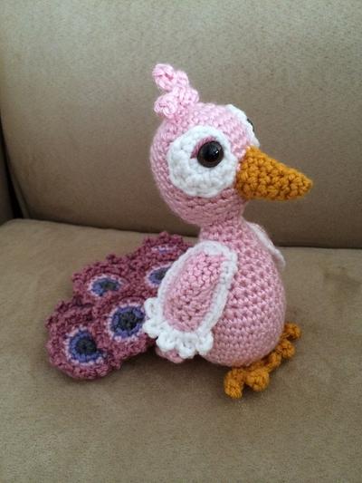 Pretty pink peacock - Project by KristieHomeMaker16