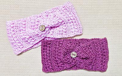 Lazy Day Crochet Twisted Ear Warmer Headband Part of The 2025 Gift to Myself Crochet Along - Project by rajiscrafthobby