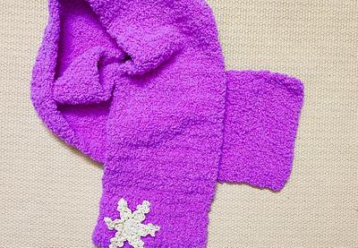 Easy Crochet Scarf With Snuggle Yarn - Project by rajiscrafthobby