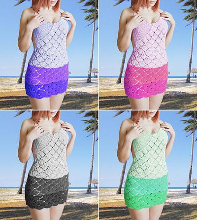 Crochet Halter Dress Pattern - Project by janegreen