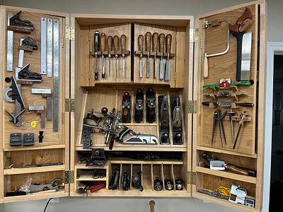 Hanging Tool Cabinet - Project by Carey Mitchell