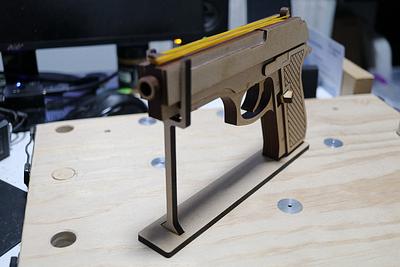 M9 Rubber Band Gun… - Project by LIttleBlackDuck