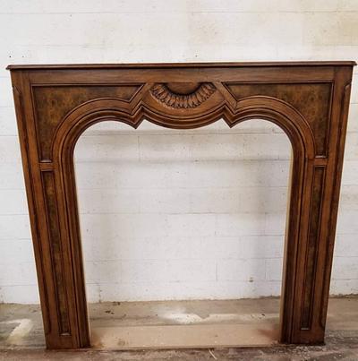 Walnut mantel - Project by Les Hastings