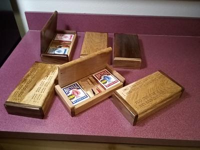 Cribbage Boards - Project by Albert