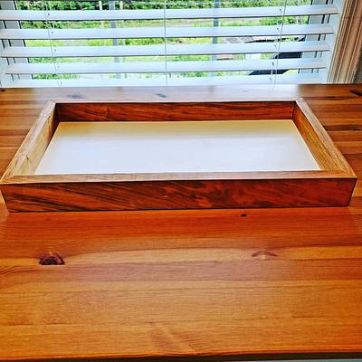 Coffee table/serving tray  - Project by Hilltop woodworking 