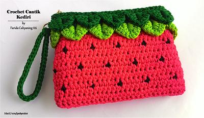 watermelon purse - Project by Farida Cahyaning Ati