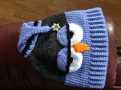 Sleepy Time Owl Hat for cancer - Project by Carole Clark