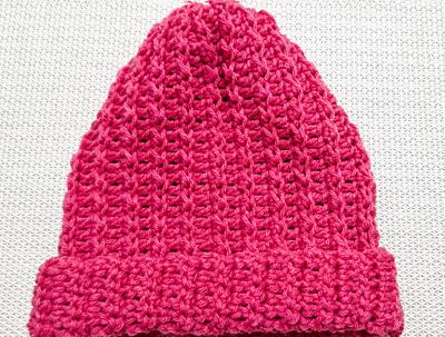 Quick and Easy Crochet Crinkle Hat  - Project by rajiscrafthobby