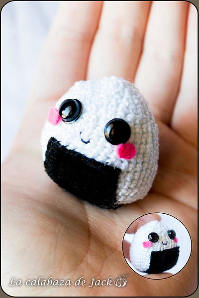 Onigiri Amigurumi - Rice Ball - La Calabaza de Jack - Project by La Calabaza de Jack