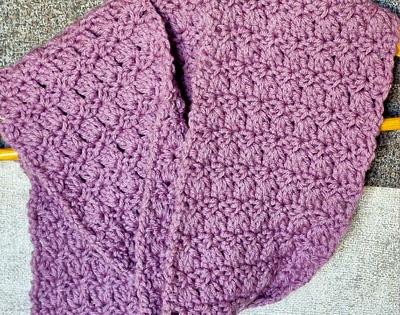 Easy Crochet Primrose Scarf - Project by rajiscrafthobby