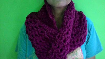 Twisted cowl - Project by Farida Cahyaning Ati